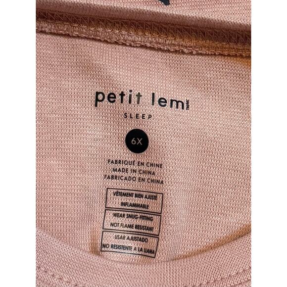 Petit Lemi Kids Girls 6x Bird Animal Print Long Sleeve Crewneck asleep Shirt Top - Picture 6 of 8